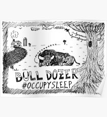 Occupy Sleep editorial cartoon Poster
