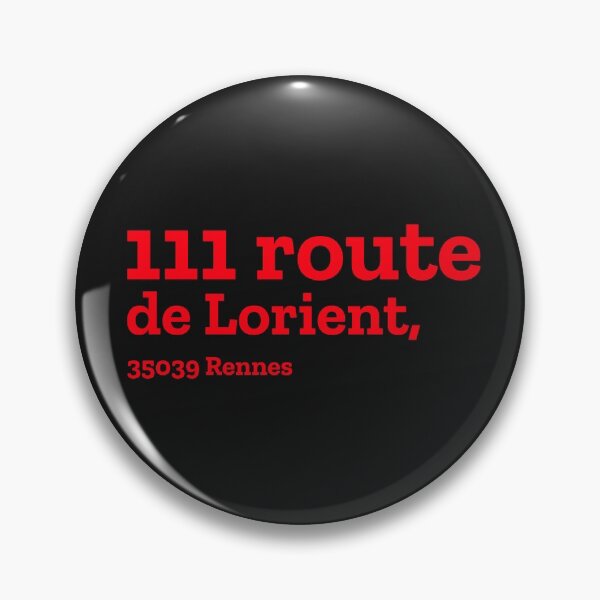 Item preview, Rennes Stadium Address designed and sold by The Chuck Wagon.