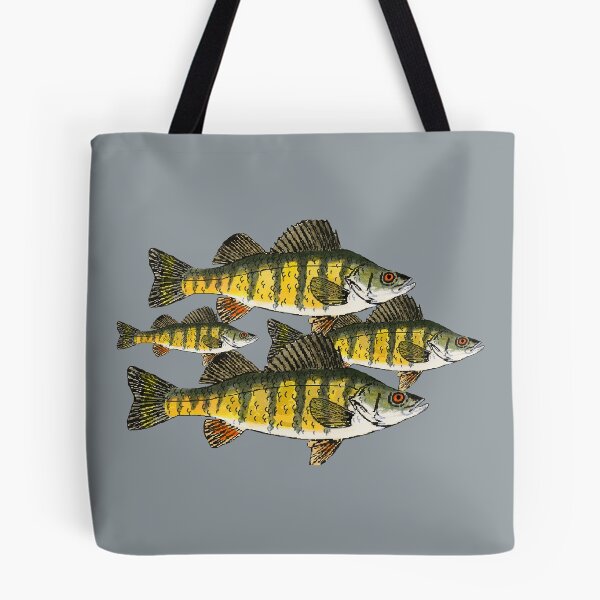 Item preview, Yellow Perch School designed and sold by fishfolkart.