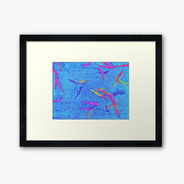 Colored Leaves Framed Art Print