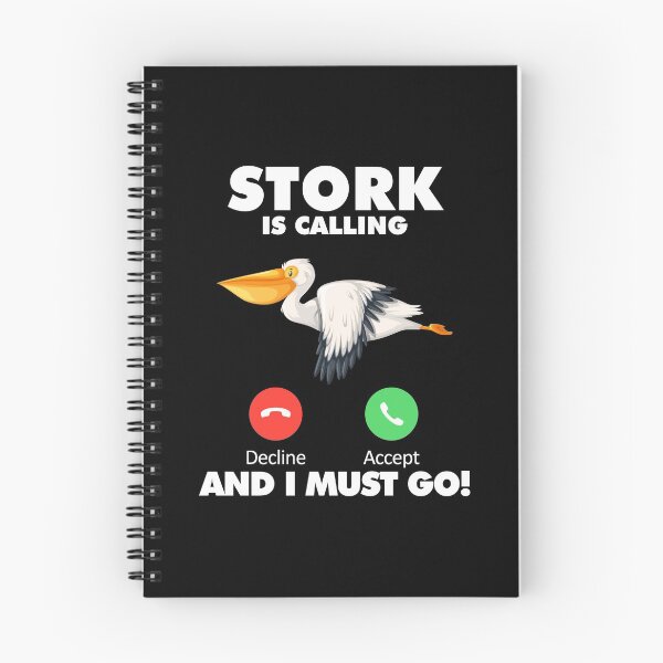Item preview, My Stork is Calling and I Must Go Animals Lover designed and sold by HelloFromAja.