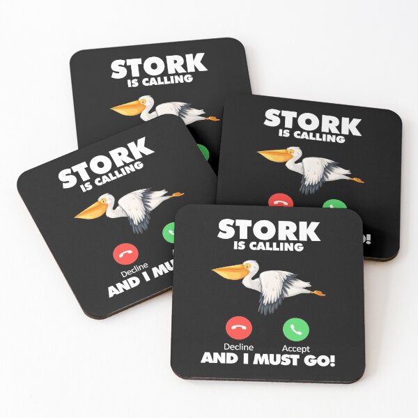 Item preview, My Stork is Calling and I Must Go Animals Lover designed and sold by HelloFromAja.