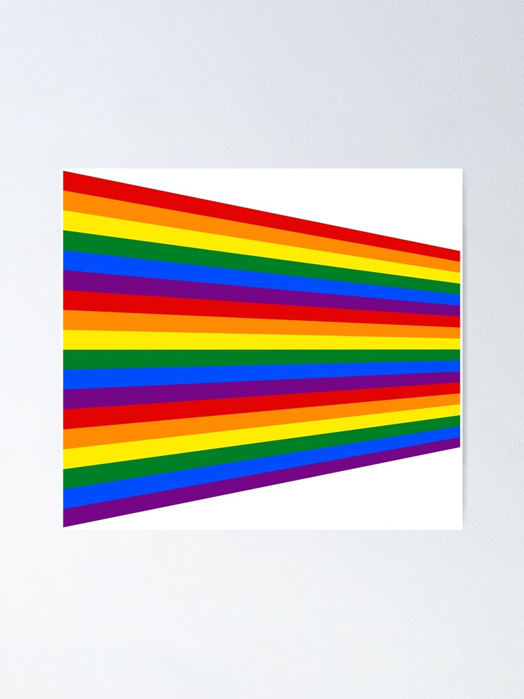 Pride Flag Lgbt Lgbtq Queer Lasoffittadiste Rainbow Poster For Sale