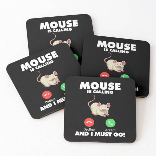Item preview, My Mouse is Calling and I Must Go Animals Lover designed and sold by HelloFromAja.