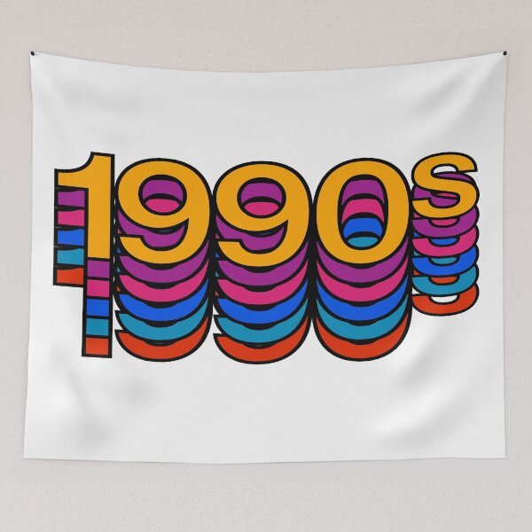Item preview, 1990s Retro Aesthetic Modern Favorite Decade Typography designed and sold by Fashionmonger.