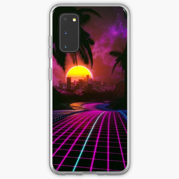 Outrun sunset Samsung Galaxy Soft Case