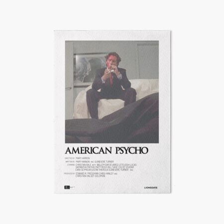 American Psycho Movie Poster Art Board Print