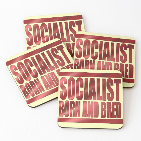 Item preview, SOCIALIST BORN AND BRED designed and sold by Paparaw.
