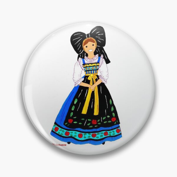 Item preview, HANAU costume, Alsace, France designed and sold by Catherine Debusne.