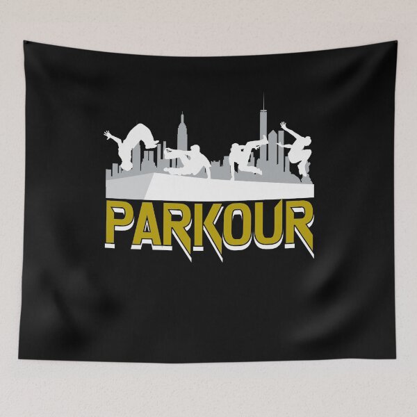 Item preview, PARKOUR FREE RUNNING ACROBATIC STUNTS designed and sold by azamaniacox.