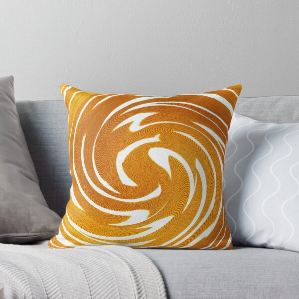 Item preview, Random Modern Orange Swirl Pattern for Cushions and Clothes and Covers designed and sold by KALEIDOSCOPE UK.