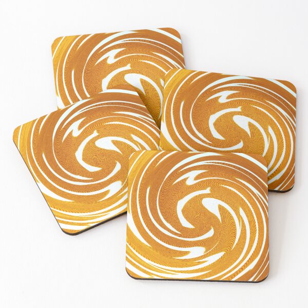 Item preview, Random Modern Orange Swirl Pattern for Cushions and Clothes and Covers designed and sold by KALEIDOSCOPE UK.