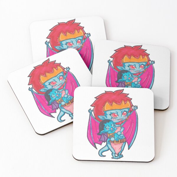 Item preview, Demona and Angela, Cute Gargoyles designed and sold by Lidia-S-Balado.