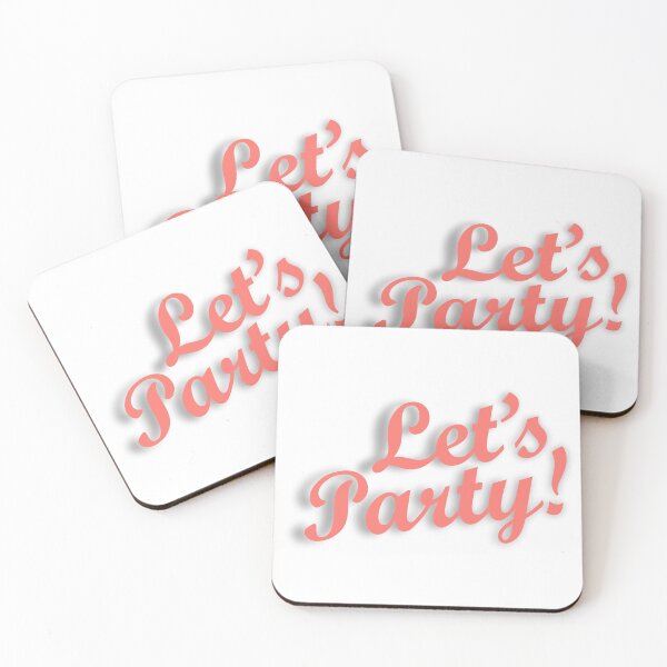 Item preview, Let's Party Girl Party Stickers designed and sold by NikRon.