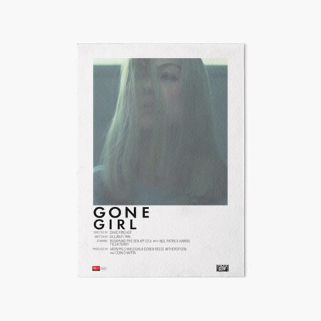 Gone Girl Movie Poster Art Board Print