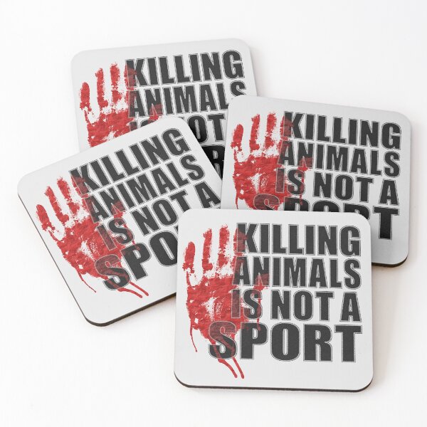 Item preview, KILLING ANIMALS IS NOT A SPORT designed and sold by Paparaw.
