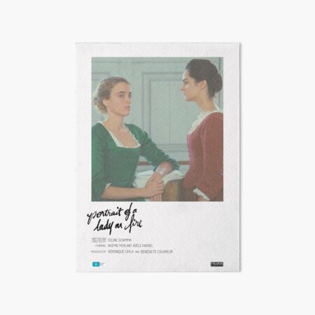 Portrait of a Lady on Fire Movie Poster Art Board Print