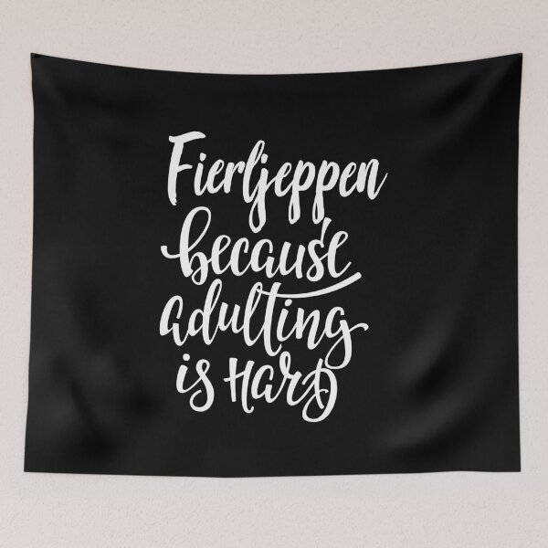 Item preview, Fierljeppen Because Adulting Is Hard designed and sold by ProjectX23.
