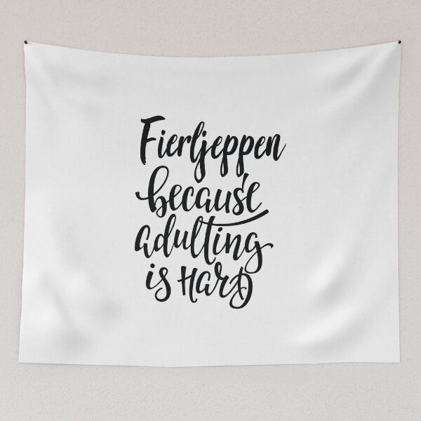Item preview, Fierljeppen Because Adulting Is Hard designed and sold by ProjectX23.