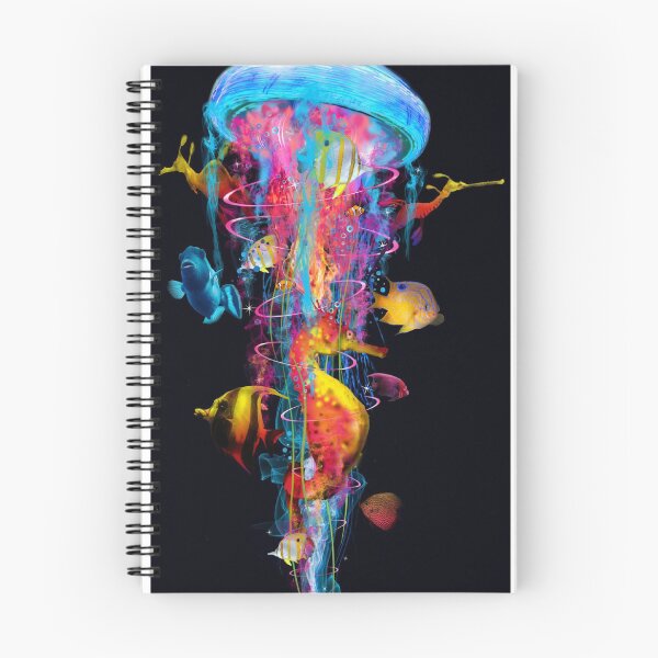 Item preview, Colorful jellyfish designed and sold by philippe souvy.