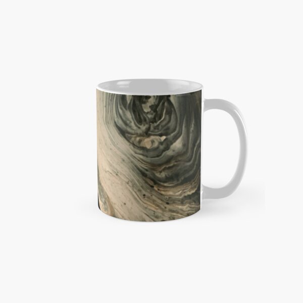 Zebra 3, Acrylic Pouring, Fluid Art, Fluid Painting Coffee Mug by