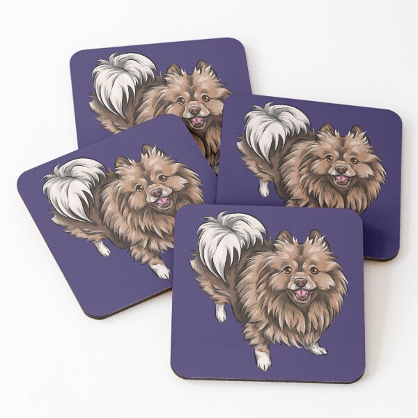 Item preview, Cute German Spitz Mittel | Cute Cartoon Dog Artwork designed and sold by shirinsart.