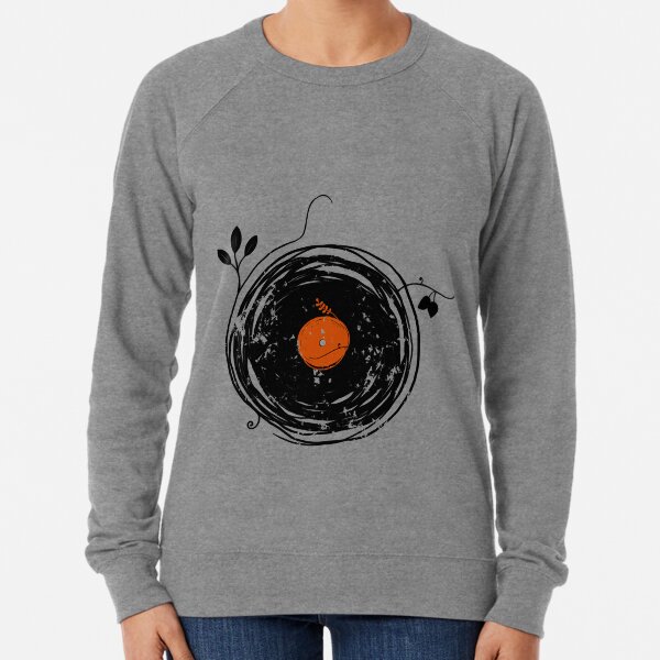 Enchanting Vinyl Records Vintage Lightweight Sweatshirt