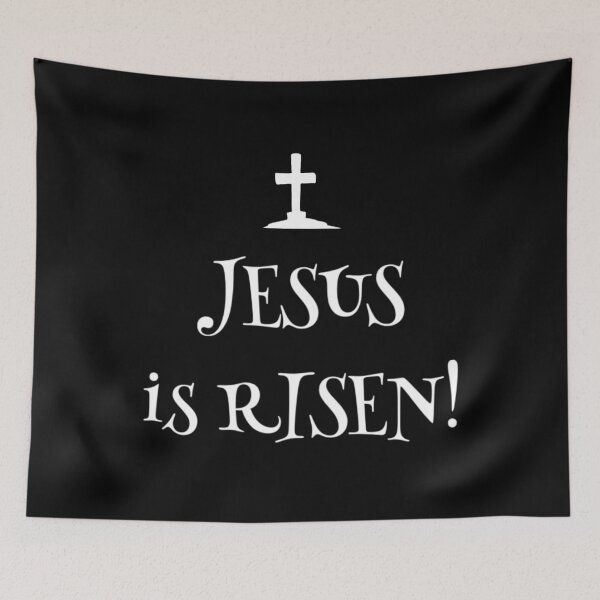Item preview, Jesus is Risen, Cross  designed and sold by bugtalk.