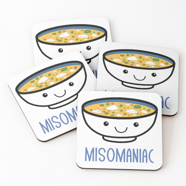 Item preview, Misomaniac Funny Miso Japanese Soup Kawaii Anime Puns Jokes designed and sold by mrsmitful.