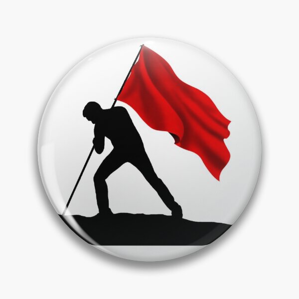 Artikelvorschau, Halten Sie die rote Flagge hoch entworfen und verkauft von Paparaw.