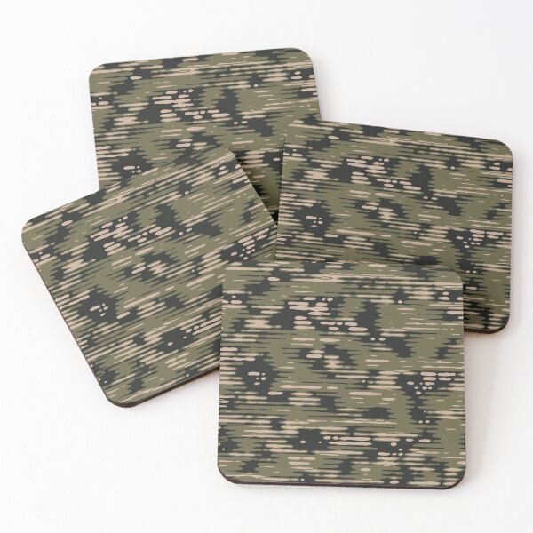 Item preview, Military Camouflage Lines Sketch Patterns in Green, Beige and Black designed and sold by ShopieHome.