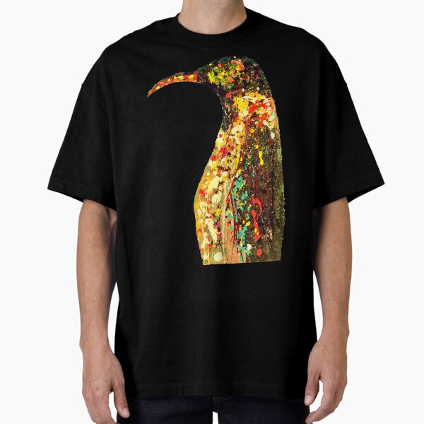 "Hitchcock" | Penguin Original Artwork by Nicholas Brendon Oversized T-Shirt