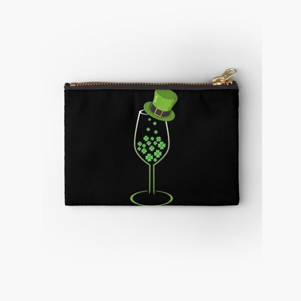 Item preview, Shamrock Wine St Patricks Day Leprechaun designed and sold by 2blackcherries.