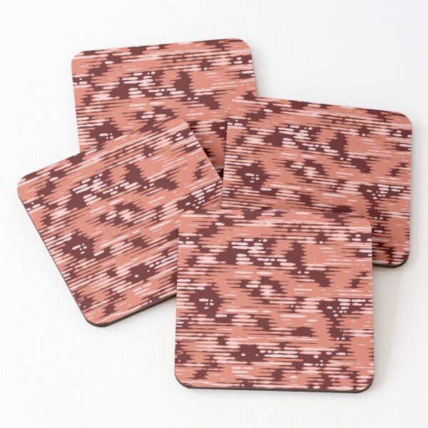 Item preview, Lush Lava Camouflage Lines Sketch Patterns in Red and Orange designed and sold by ShopieHome.