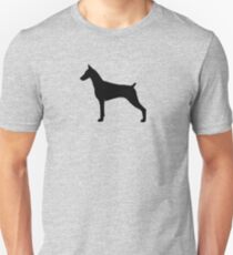 Doberman Pinscher Silhouette(s) Unisex T-Shirt