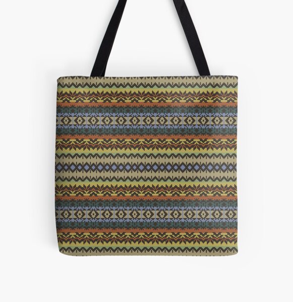 Icelandic wool pattern I All Over Print Tote Bag