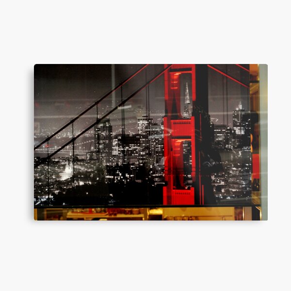 for eon, right city , hope the right bridge. Metal Print