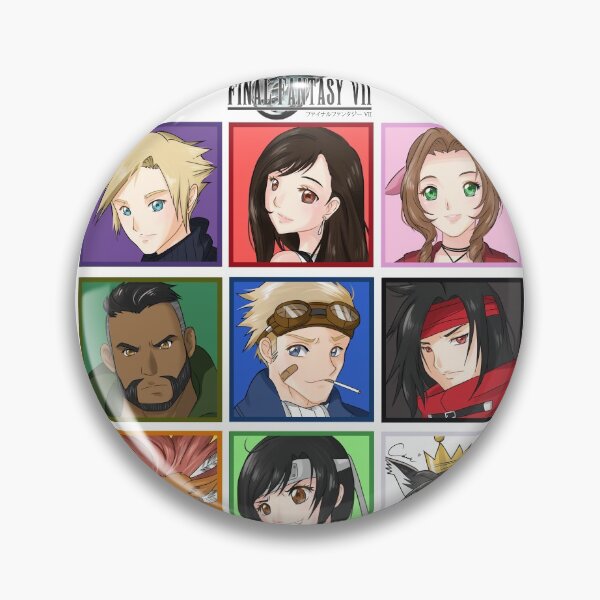 Item preview, Final Fantasy VII cast  designed and sold by CohartProject.