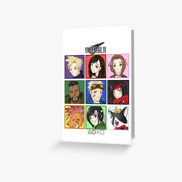 Item preview, Final Fantasy VII cast  designed and sold by CohartProject.