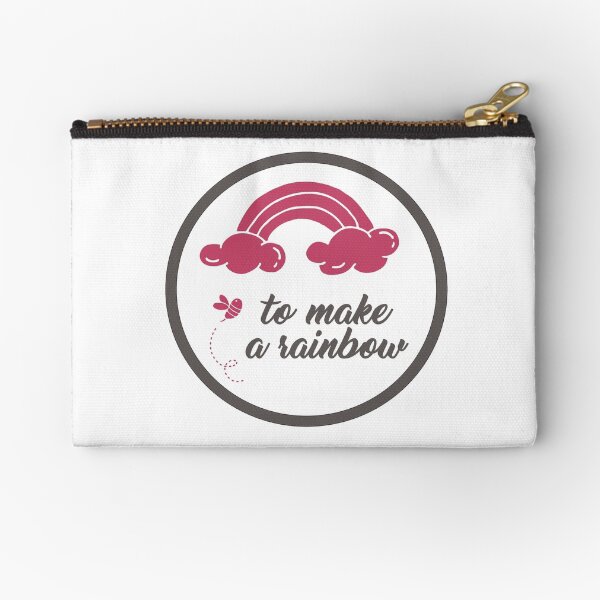 To Make A Rainbow Zipper Pouch