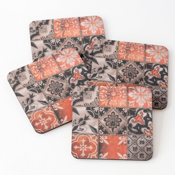 Item preview, Red Tiles designed and sold by Bespired.