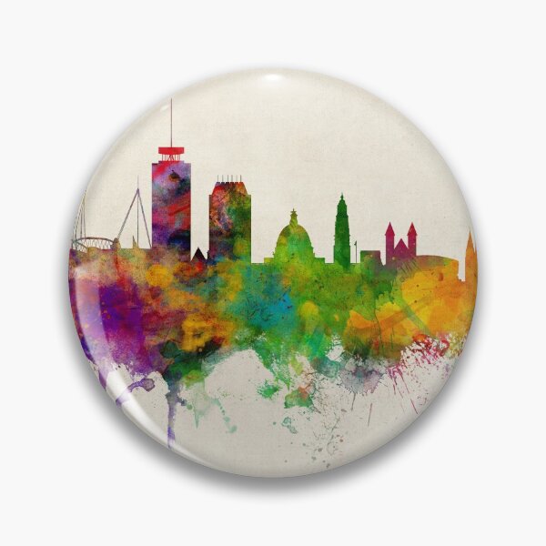Item preview, Cardiff Wales Skyline designed and sold by ArtPrints.