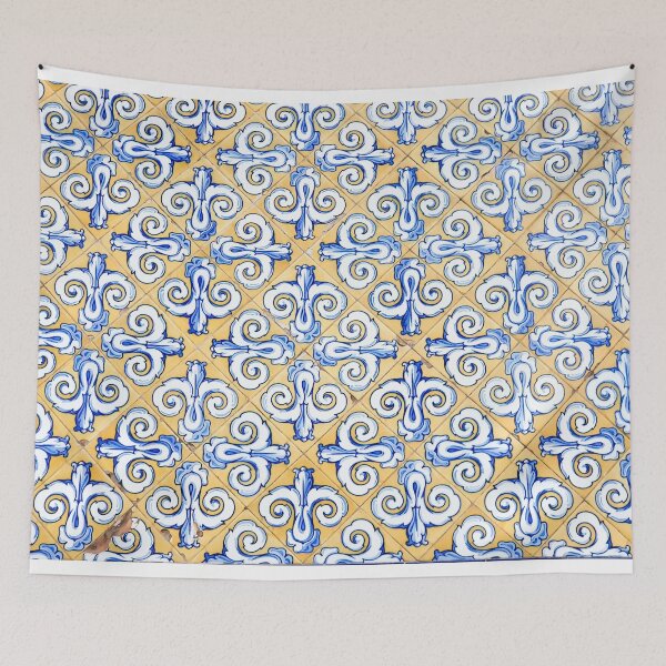 Item preview, Yellow Blue Tiles designed and sold by Bespired.