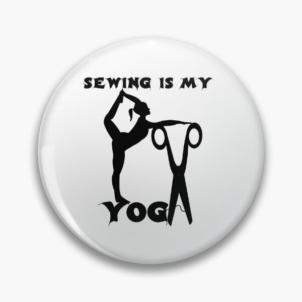 Item preview, Sewing is my Yoga designed and sold by NerdySherds.
