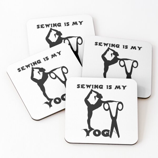 Item preview, Sewing is my Yoga designed and sold by NerdySherds.