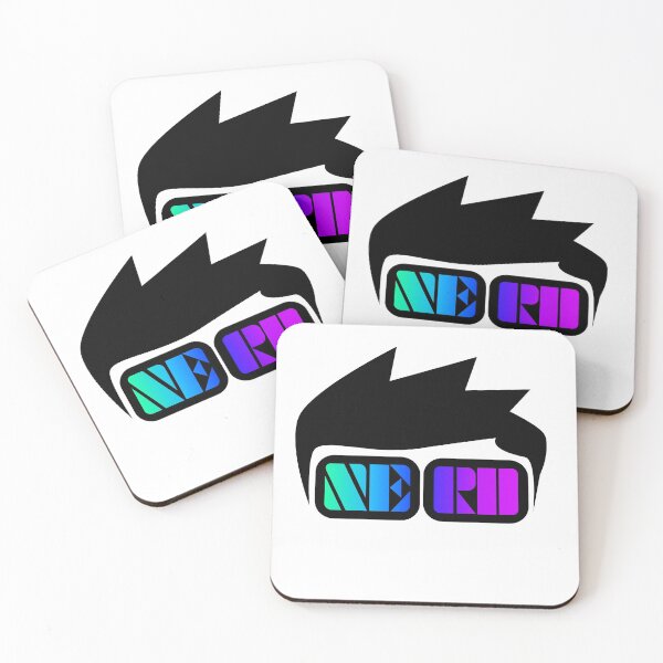 Item preview, Nerd drawing crazy hair and glasses designed and sold by NerdySherds.