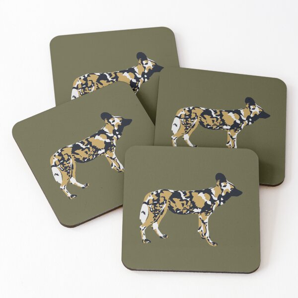 Item preview, African Painted Dog Portrait designed and sold by GeoCreate.