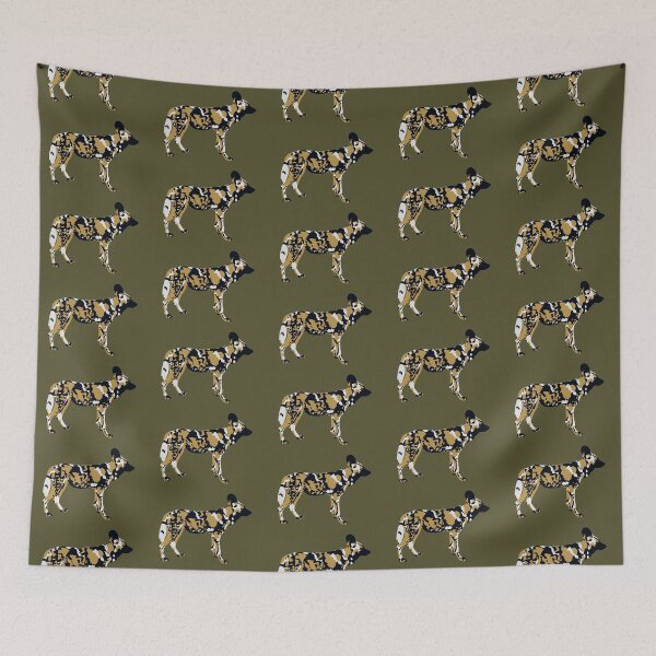 Item preview, African Painted Dog Portrait designed and sold by GeoCreate.