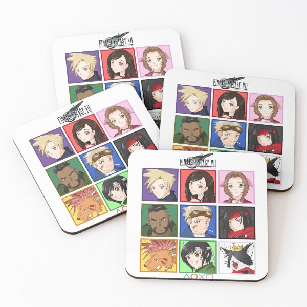 Item preview, Final Fantasy VII cast  designed and sold by CohartProject.