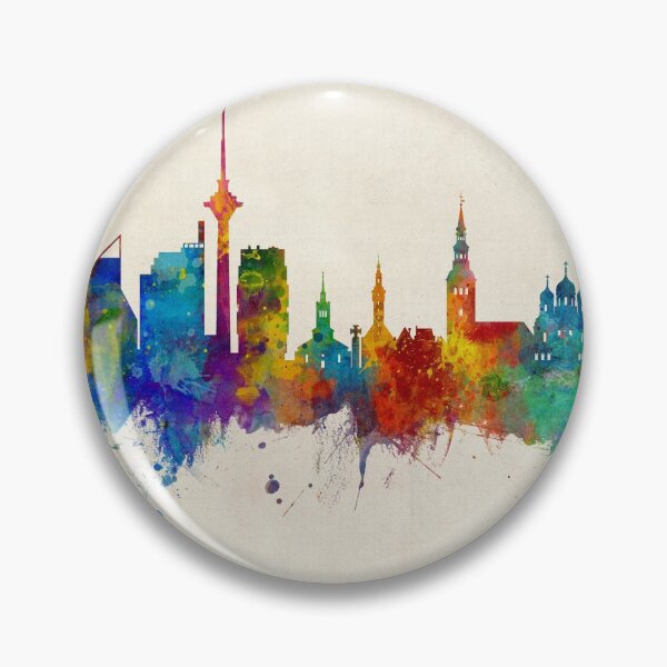 Item preview, Tallinn Estonia Skyline designed and sold by ArtPrints.